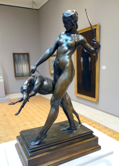 Diana and Hound (1920 - bronze)
